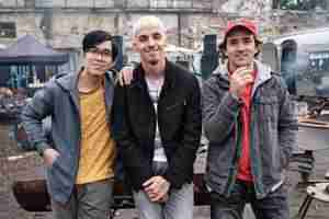 Tri kamaradi Matous Ruml Lukas Duy Anh Tran Janek Gregor02 foto Vojtech Resler