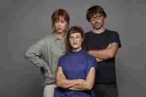 Tvurci trio jez stoji za serialem Terapie sdilenim ktery uz ziskal 1. cenu na festivalu Serial Killer Karel Spesny Johana Ozvold a Ester Geislerova foto Mall.tv