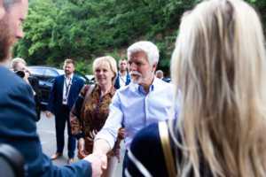 Czech President Petr Pavel at the 2023 Karlovy Vary International Film Festival. Photo: KVIFF