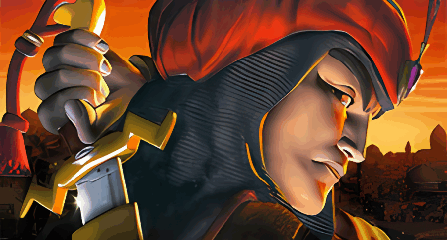 Prince of Persia 3D Coverart upscayl 4x digital art 4x