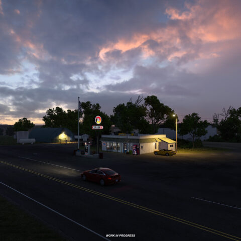 Nová odpočívadla v Jižní Dakotě pro American Truck Simulator