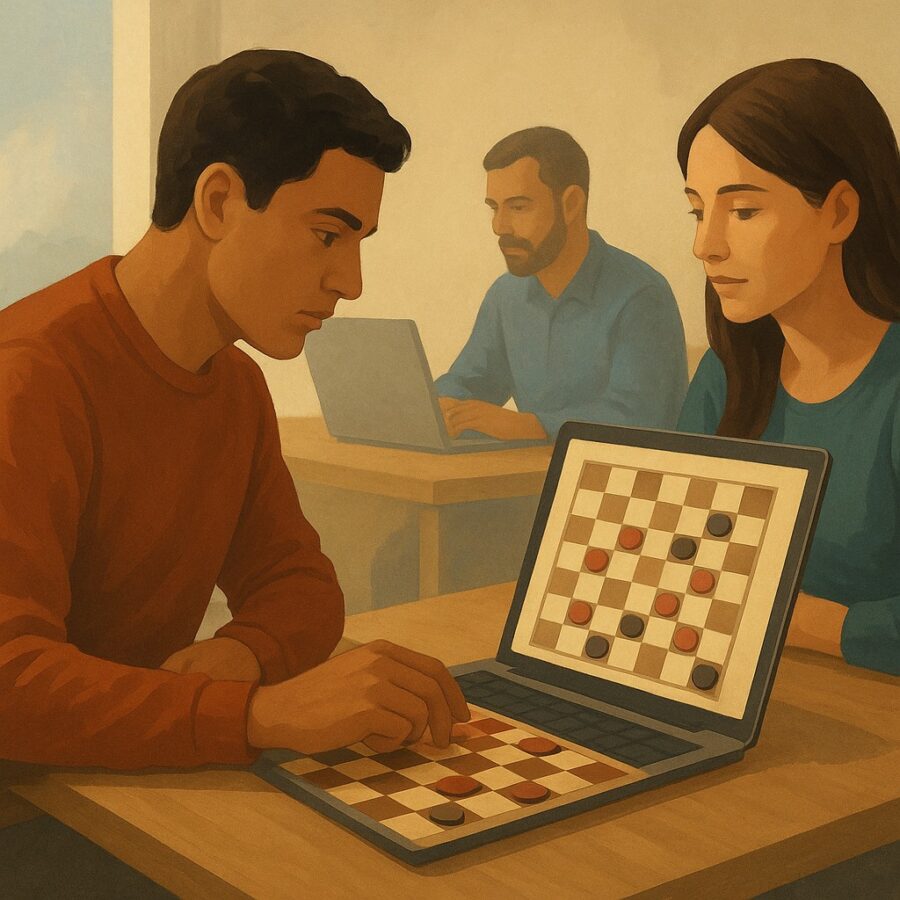 Moderní domov pro dámu online AI náhledový obrázek