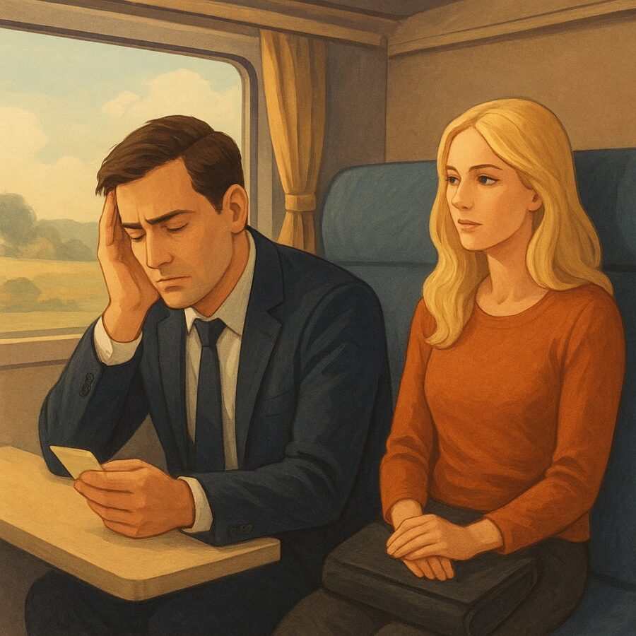 Úpis - Potkáte-li Kateřinu Brožovou v nočním vlaku a bude chtít ono pověstné: „Něco za něco…“, mějte se na pozoru!!! AI náhledový obrázek