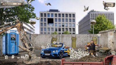 Pigeon Come: Bentleyrance – Satira a šílenství v 2D akční arkádě