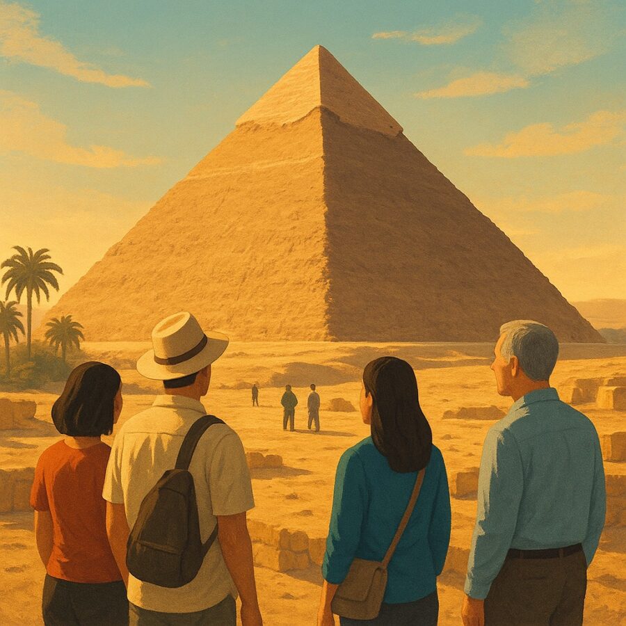 Velká pyramida v Gíze: Tajemství jednoho ze sedmi divů světa AI náhledový obrázek