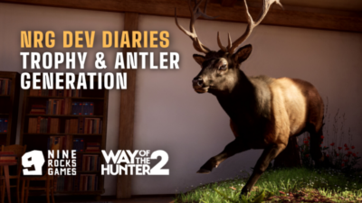 Jak se generují jedinečné parohy v Way of the Hunter 2