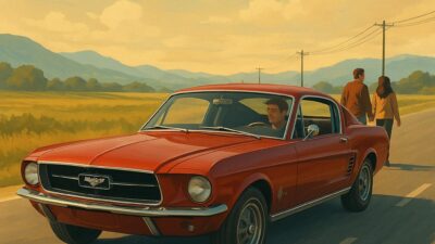 Ikonický Ford Mustang Fastback 1967 v American Truck Simulator