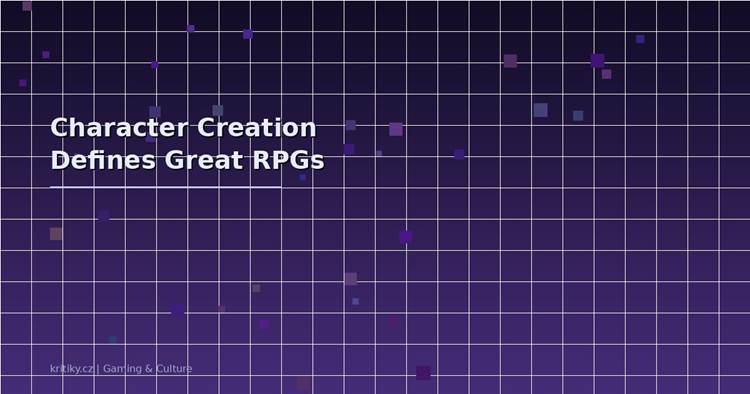 Proč systémy tvorby postav definují nejlepší zážitky z RPG her word image 424476 1