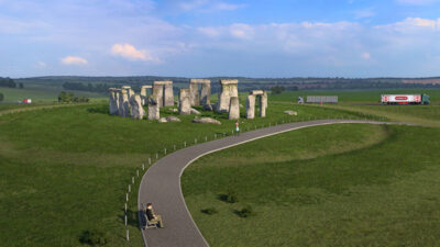 Stonehenge v Euro Truck Simulator 2: Rekonstrukce ikonického britského monumentu