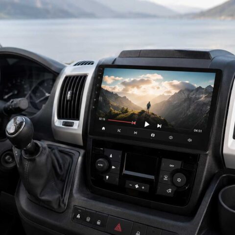 Citroën Jumper: 9palcové rádio pro cestování