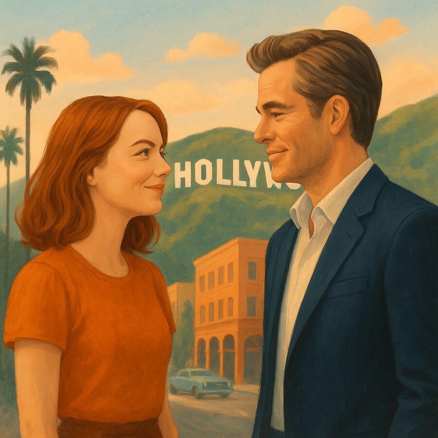 Emma Stone a Chris Pine ve společném romantickém filmu AI náhledový obrázek