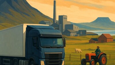 Náhled do nových dep, lomů a farmářských lokalit v islandské expanzi ETS2