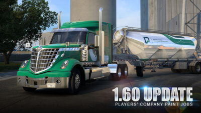 American Truck Simulator přináší personalizované barevné schémata firem v aktualizaci 1.60