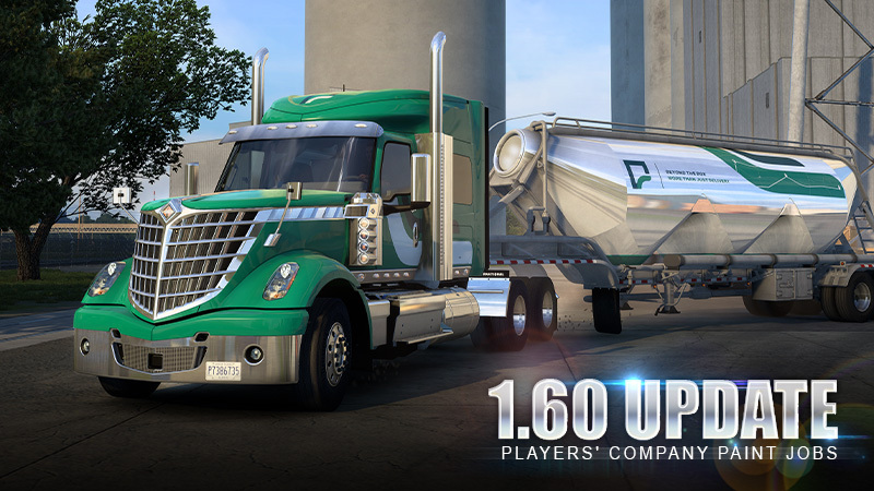 American Truck Simulator přináší personalizované barevné schémata firem v aktualizaci 1.60 79ba2789093eb9cd3096655a2f8da6a8b599648b