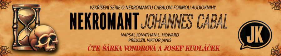 Z lásky k příběhům: filmový fanoušek vydal audioknihu Banner Nekromant Johannes Cabal