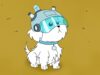 Návrat Snowballa v Rick and Morty S9: Civilní válka mezi psy a lidmi Pes upscayl 4x digital art 4x
