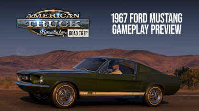 První pohled na 1967 Ford Mustang ve Western American Truck Simulator