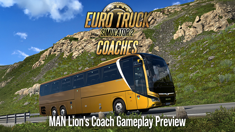 První pohled na gameplay DLC pro Euro Truck Simulator 2: autobus MAN Lion’s Coach e6e203cd3f427df54883b28c46f2c75ec171c304