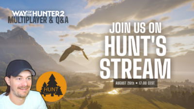 NRG a HUNT: živé streamování o multiplayeru a Q&A