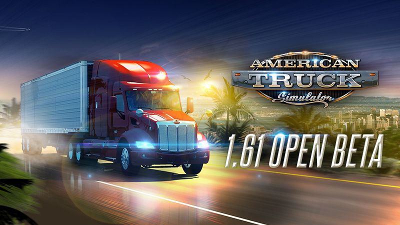 Americký Truck Simulator nabízí otevřenou betu verze 1.61 s novými funkcemi 152b1a2f4ac0827fb3419df73d708be4a3cc3e57
