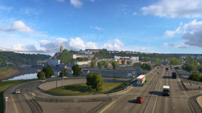 Rekonstrukce Bristol v Euro Truck Simulator 2 přináší historie a krajinu