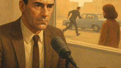 Jon Hamm v roli moderátora, který se ocitá uprostřed napínavého únosu