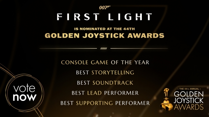 Nominace v pěti kategoriích na Golden Joystick Awards pro 007 First Light 3163642f68066681e3a30b72d1ae77990f3e7a2e