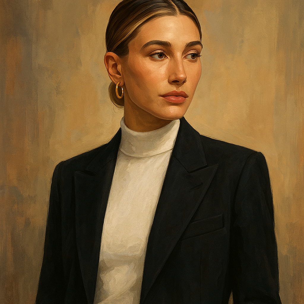 Hailey Bieber představila jedinečný model v ikonickém stylu Carolyn Bessette-Kennedy AI náhled Hailey Bieber představila jedinečný model v ikonickém stylu Carolyn Bessette Kennedy