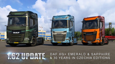 Tři nové edice DAF XG+ přicházejí do Euro Truck Simulator 2