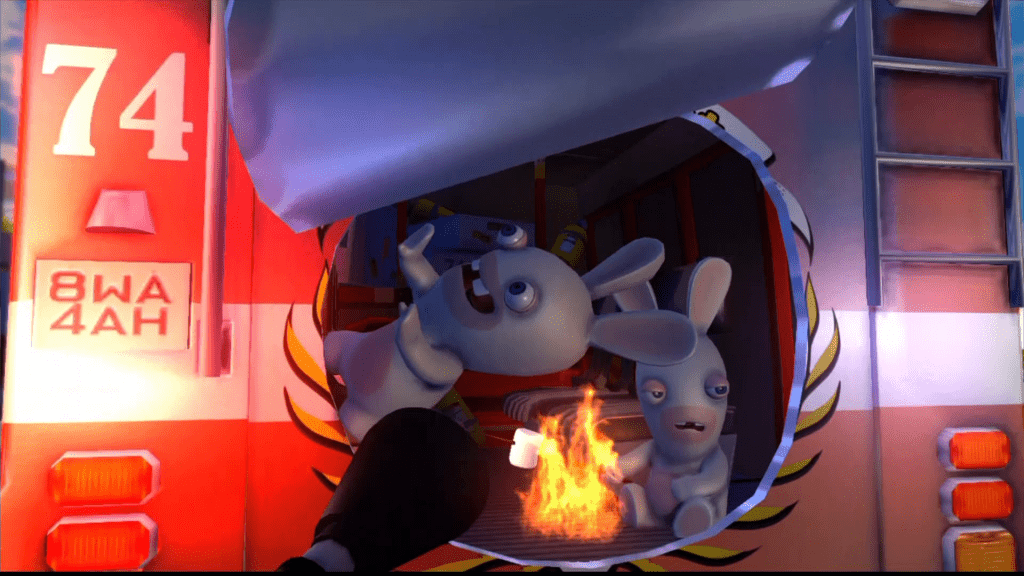 Rabbids Alive And Kicking For XBOX 360 Kinect Used Complete